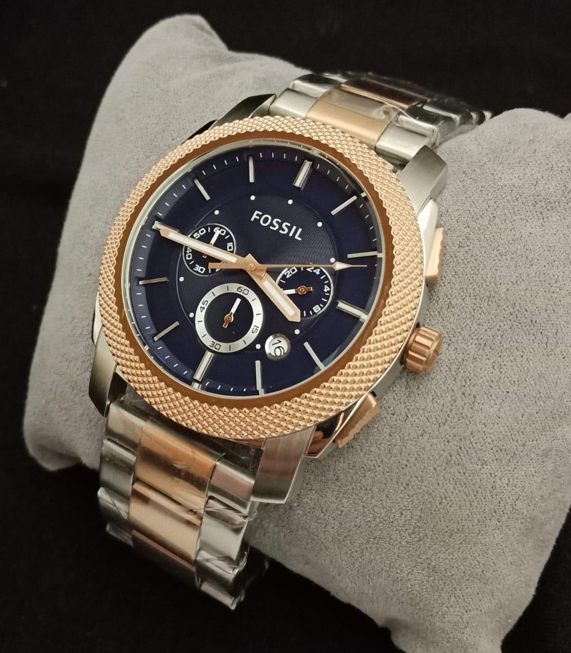 Fossil Strap Stainless Steel Jam Tangan Pria Original