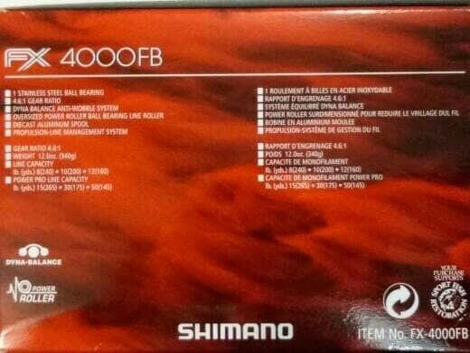 reel shimano fx 4000, katrol shimano
