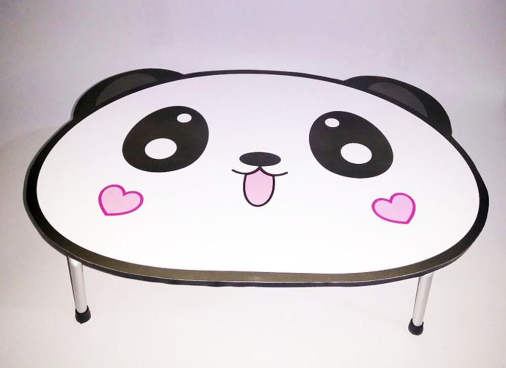 Meja Belajar Lipat Karakter Panda Lucu untuk Anak Perempuan yang Ringan Kokoh Awet Nyaman dan Berkualitas