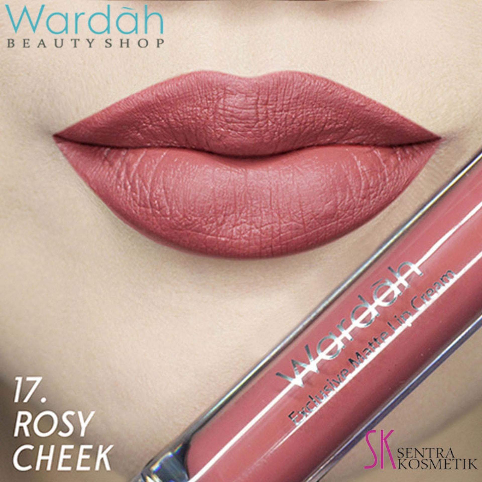 Wardah Exclusive Matte LIP CREAM 17 - Rosy Cheek