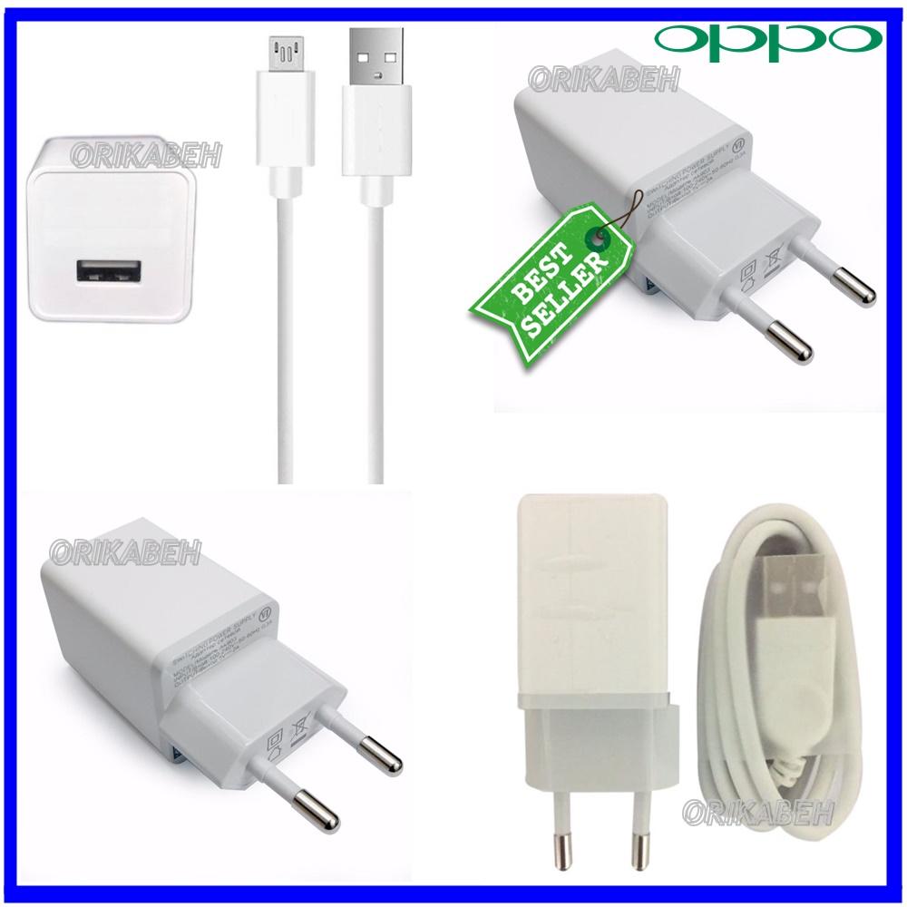 OPPO Travel Charger 2A Micro Usb Fast Charging - Charger Oppo F1S F3plus F1 Plus A57 A39 A37 Neo 7 F5 Original ( orikabeh )