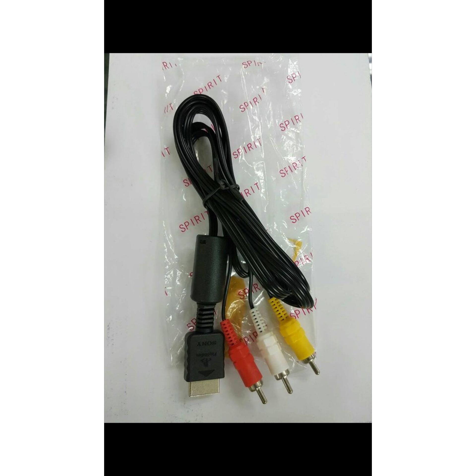 SONY KABEL AV ORIGINAL video cable Playstation 3 playstation 2 ps2 ps3 game gambar LTS BOUS GRATIS ONGKOS KIRM