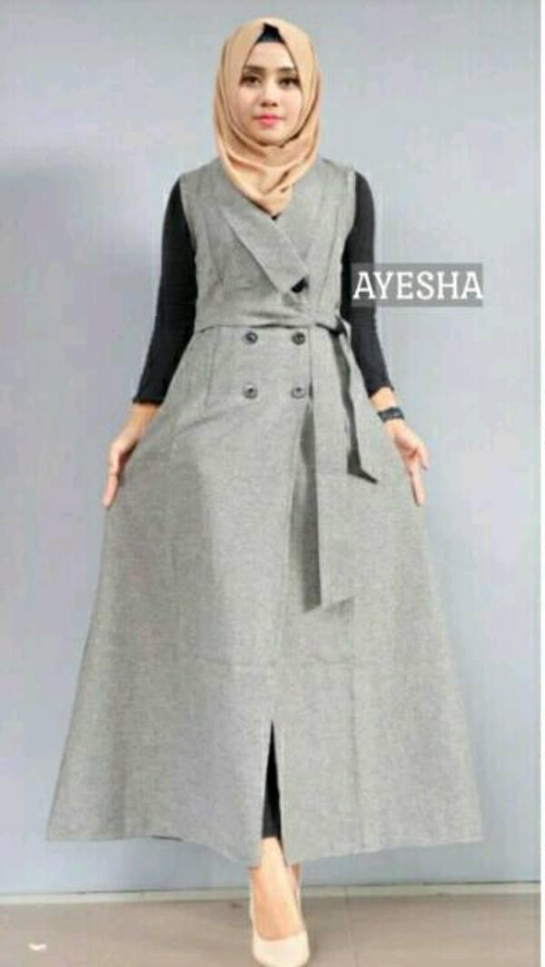 AG Apparel Outer Ganis Varian Warna / Dress Muslimah / Hijab Muslim / Gamis Syari / Baju Muslim / Outer Ajiko / Outer Krilo /Atasan Murah / Fashion Muslim / Fashion Maxi / Setelan Muslim / Atasan Muslimah / Gamis Fashion / Blouse Wanita / Atasan Wanita