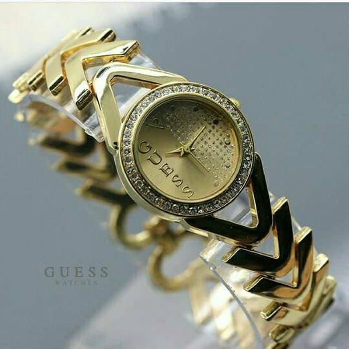 jam tangan guess wanita / jtr 806 gold