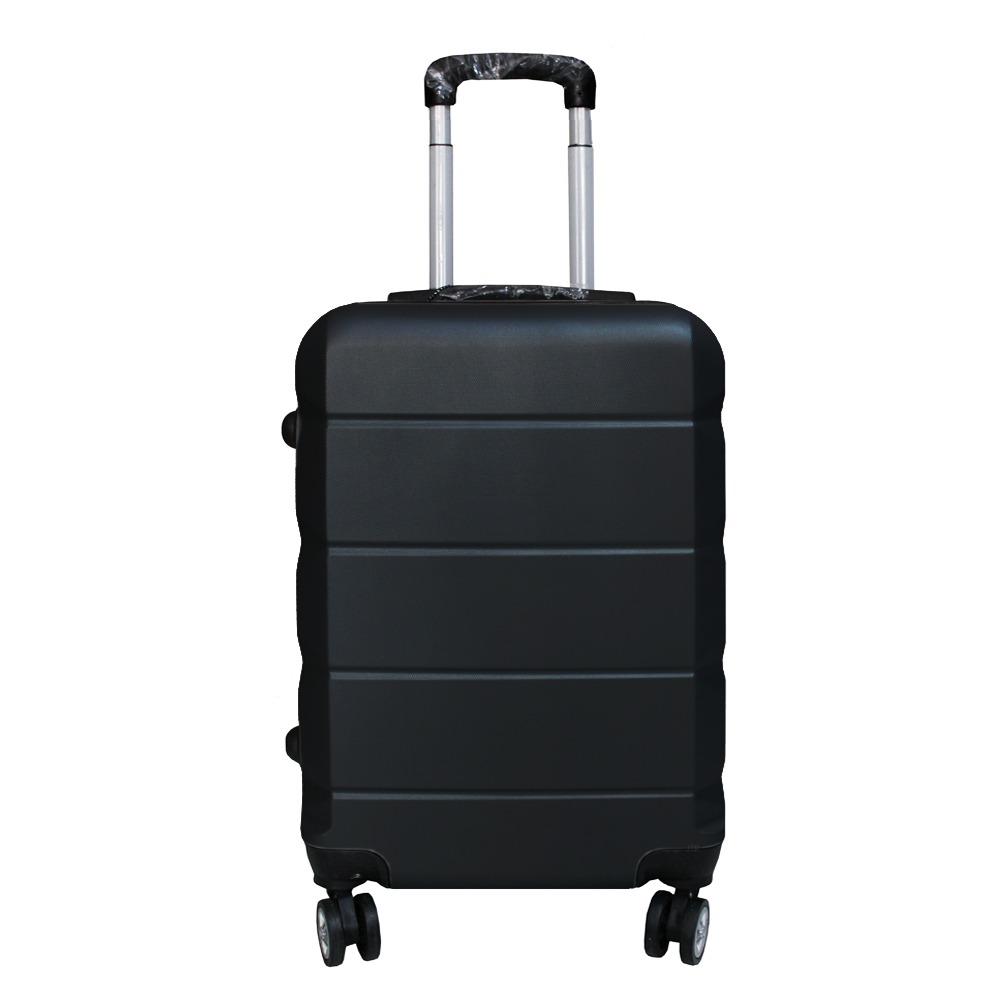 Koper Polo Expley Hardcase Luggage 24 Inchi 802-24 Anti Theft Original - Black
