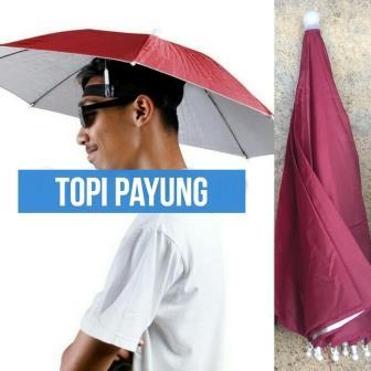 Topi Payung / Topi Pancing Golf Outdoor Polos Anti-UV