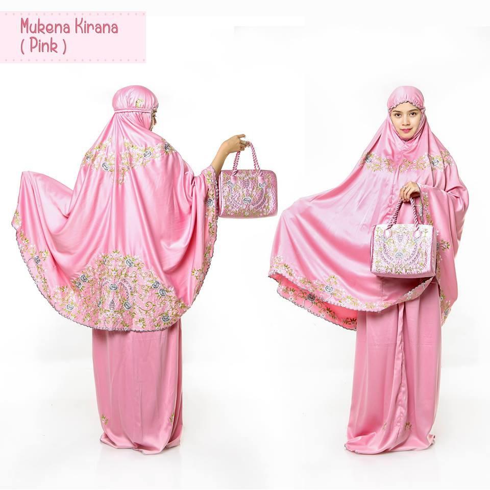 MUKENA TELEKUNG RUKUH DEWASA KADO HANTARAN NIKAH SATIN VELVET BORDIR TAS KREM PINK TOSCA PUTIH ABU TOSCA
