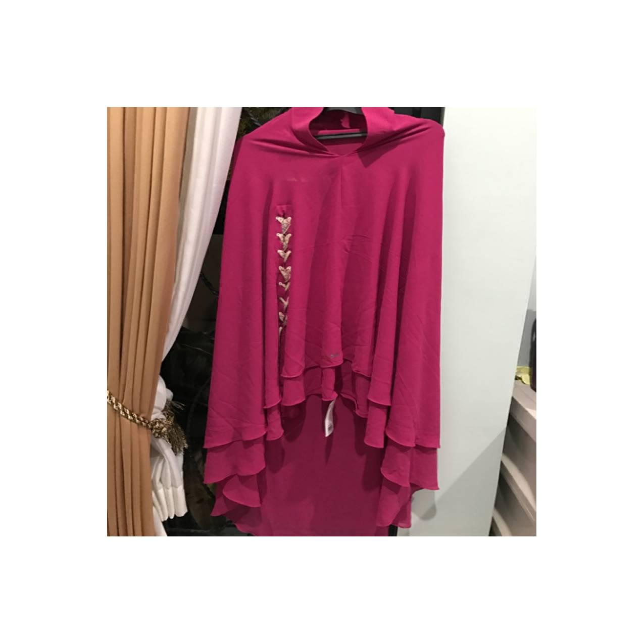 sisesa khimar fadilah shocking pink