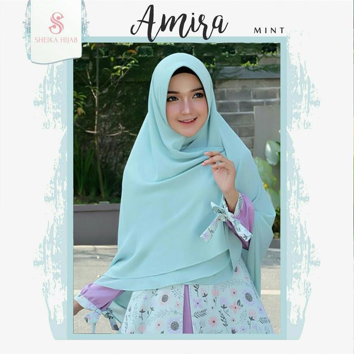 SHEIKA HIJAB KHIMAR JILBAB SYARI AMIRA MINT A2627