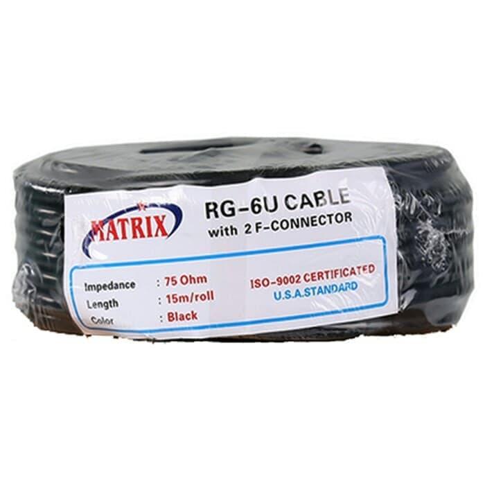 Kabel Coaxial RG 6 Parabola ( 15M )