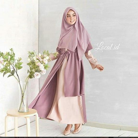 ILYASSHOP RUNA DRESS IK TRENDY FASHION MUSLIM WANITA