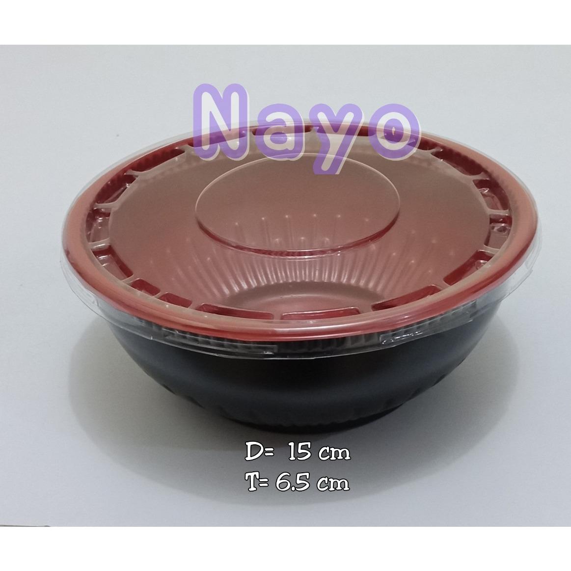 Mangkok mika (50pcs)/Mangkok ramen/Tempura bowl
