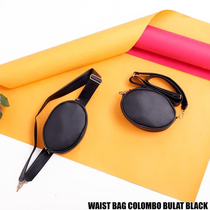Shanum - Waistbag Colombo / Tas Slempang Wanita Murah - Hitam