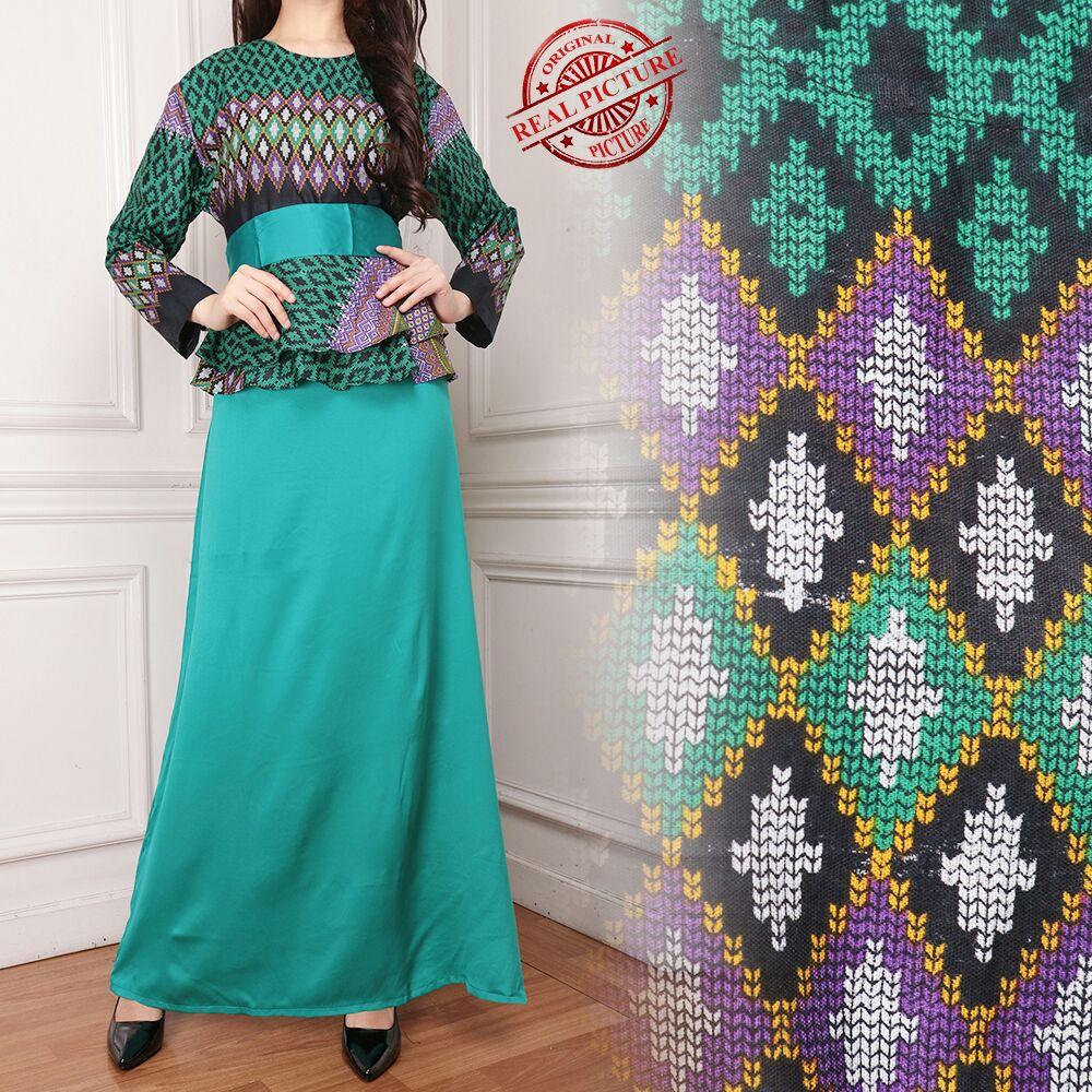 TJ Collection Gamis Maxi Afifah Long Dress Wanita