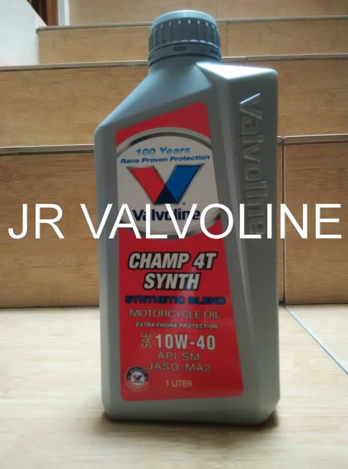 BEST SELLER !! OLI VALVOLINE CHAMP 4T SYNTH 10W40 1 LITER / AKSESORIS MOTOR / MOBIL / VARIASI / BERKUALITAS / OTO-A3167