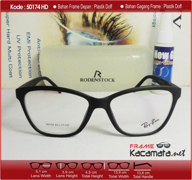 Frame Kacamata 50174 + Lensa minus/plus/silinder Kacamata Baca untuk pria & wanita