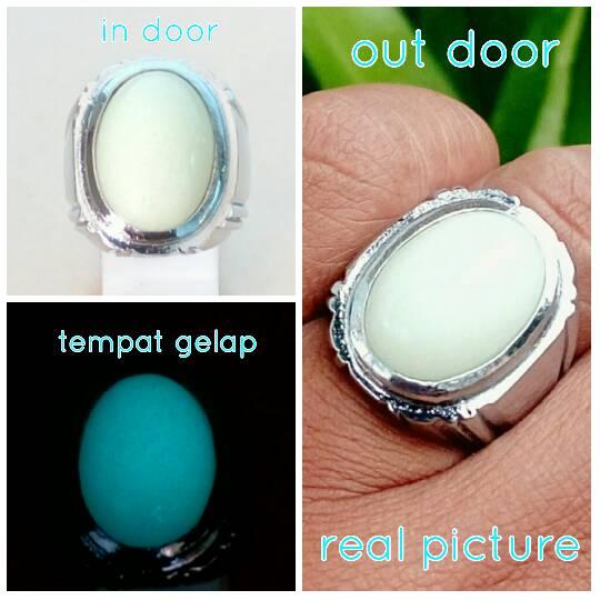 NEW PROMO Perhiasan Aksesoris Cincin batu akik natural fosfor kualitas super yahut Murah