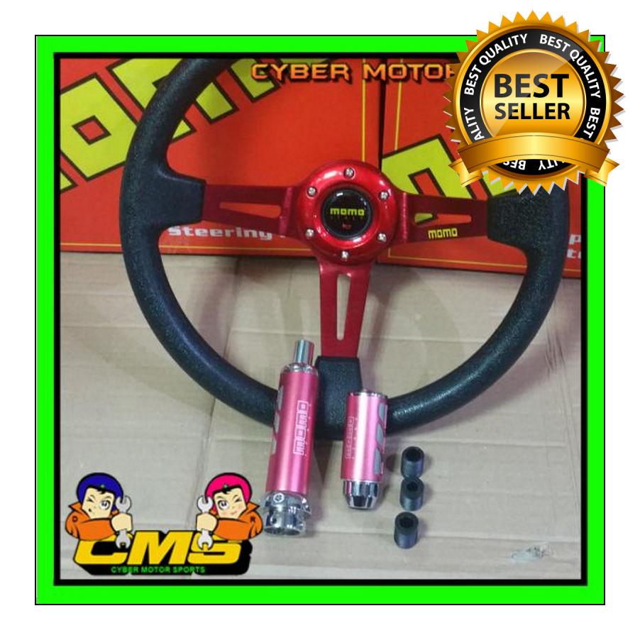 Paket interior momo universal. paket racing momo. stir racing momo. shiftknob racing momo. dll paket gaul c