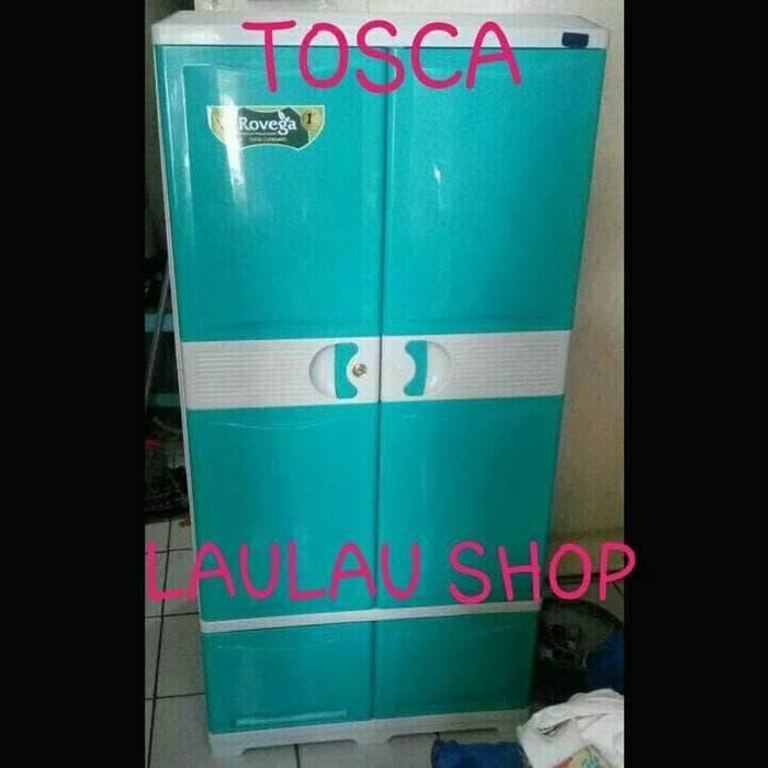 LEMARI / LACI PAKAIAN ROVEGA 2070 PLASTIK @ lemari plastik napolly pakaian gantung baju rovega murah 4 2 susun lion star napoly club