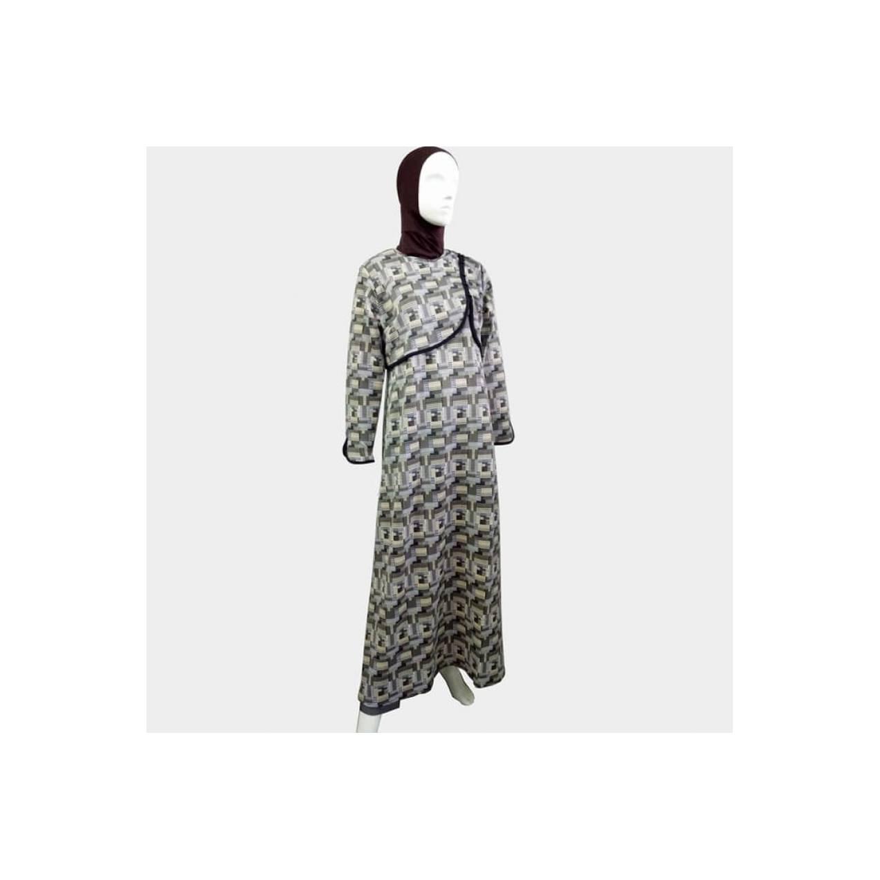 New Arrival Gamis Muslimah Dress Motif Cantik - Fadiya Dress Zoya