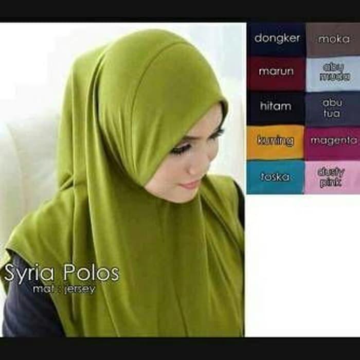 Hijab Jilbab instan SYIRIA POLOS