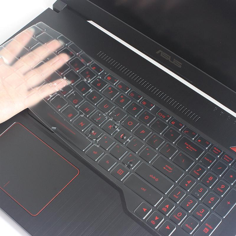 Asus 15.6 inci permainan komputer laptop Terbang Mobilefortress FX504GD8300 Keyboard pelindung layar pelindung tertutup penuh