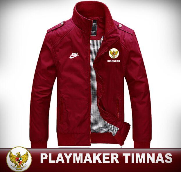 sekarjaya Jaket Playmaker Timnas Indonesia - Merah, M / jaket pria / jaket remaja / jaket wanita /jaket timnas
