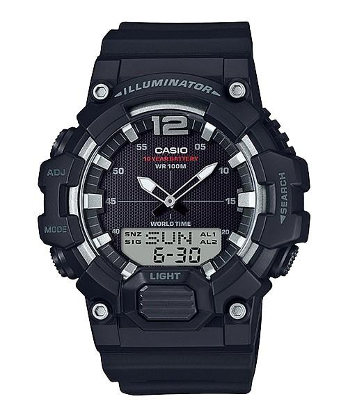 Casio Youth Combination HDC-700-1AVDF - Jam Tangan pria - Black - Strap Resin