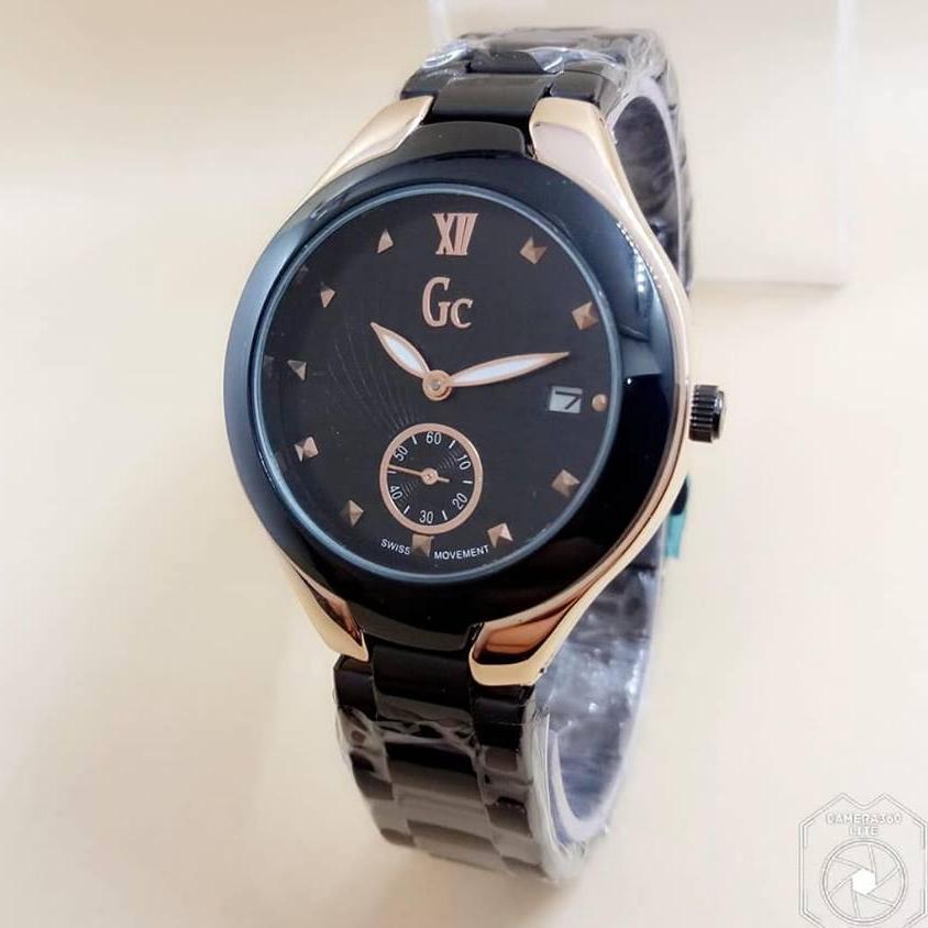 Jam Tangan GC Tali Rantai Detik Bawah Jam Tangan Wanita Murah Dan Berkwalitas