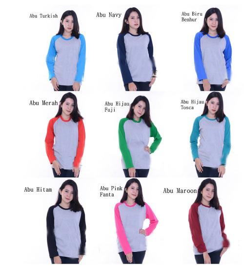 BEST SELLER DASAR MISTY UNISËX PANJANG KAOS RAGLAN LENGAN PANJANG CEWEK/COWOK - MISTY TOSCA, M - flQqEfOi