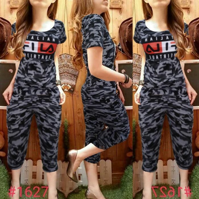 Milea Secret's - ST FILA Army - Setelan Wanita Milea Secret's - ST FILA Army - Setelan Wanita