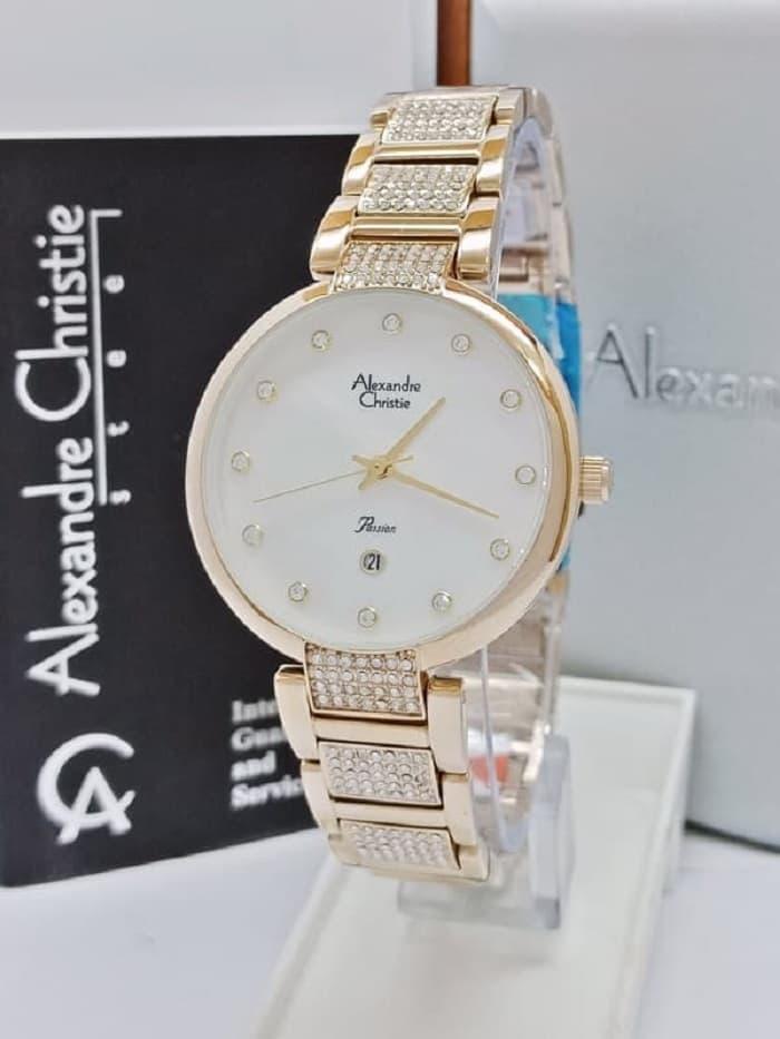 Jam Wanita AC Alexandre Christie 2685 Rosegold Original