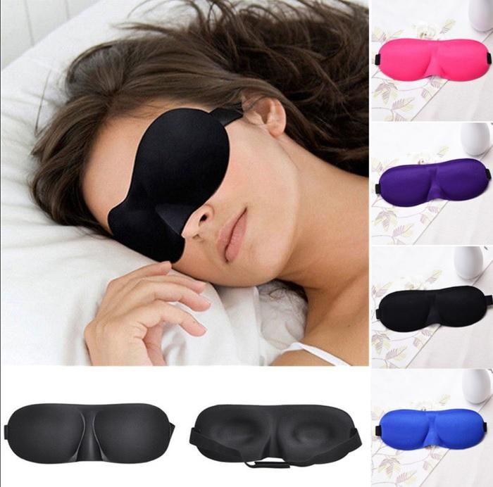 Penutup Mata Tidur 3D Sleep Mask Eye Mask Travel Masker Pelelap Tidur insomnia Soft Sleeping Googles Kacamata Tidur - Warna