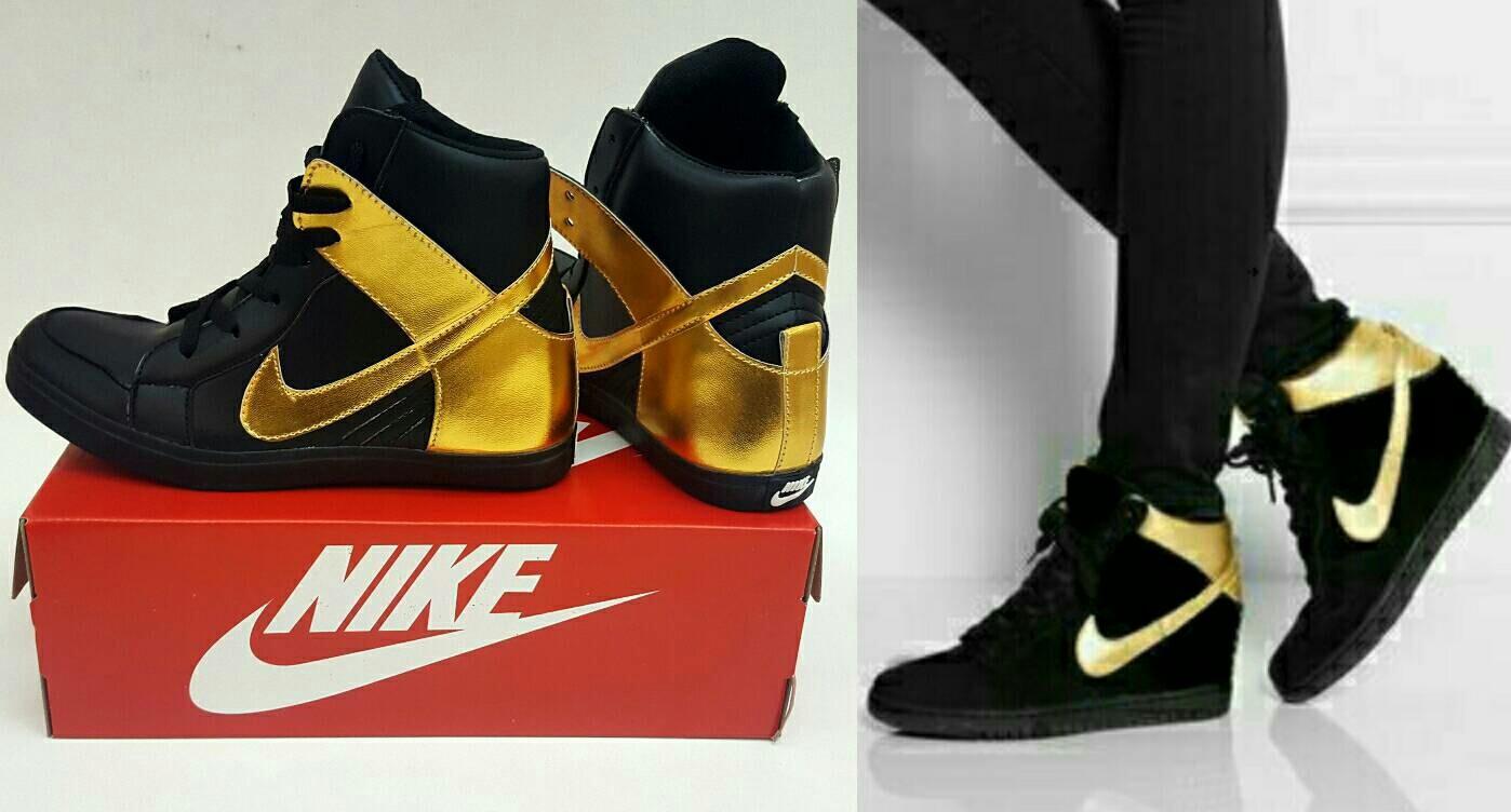 Promo sepatu murah wanita cewek sneaker hidden wedges nike Fashion