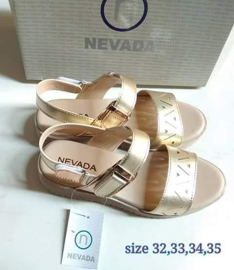 Sepatu Sandal Nevada Anak - Gold