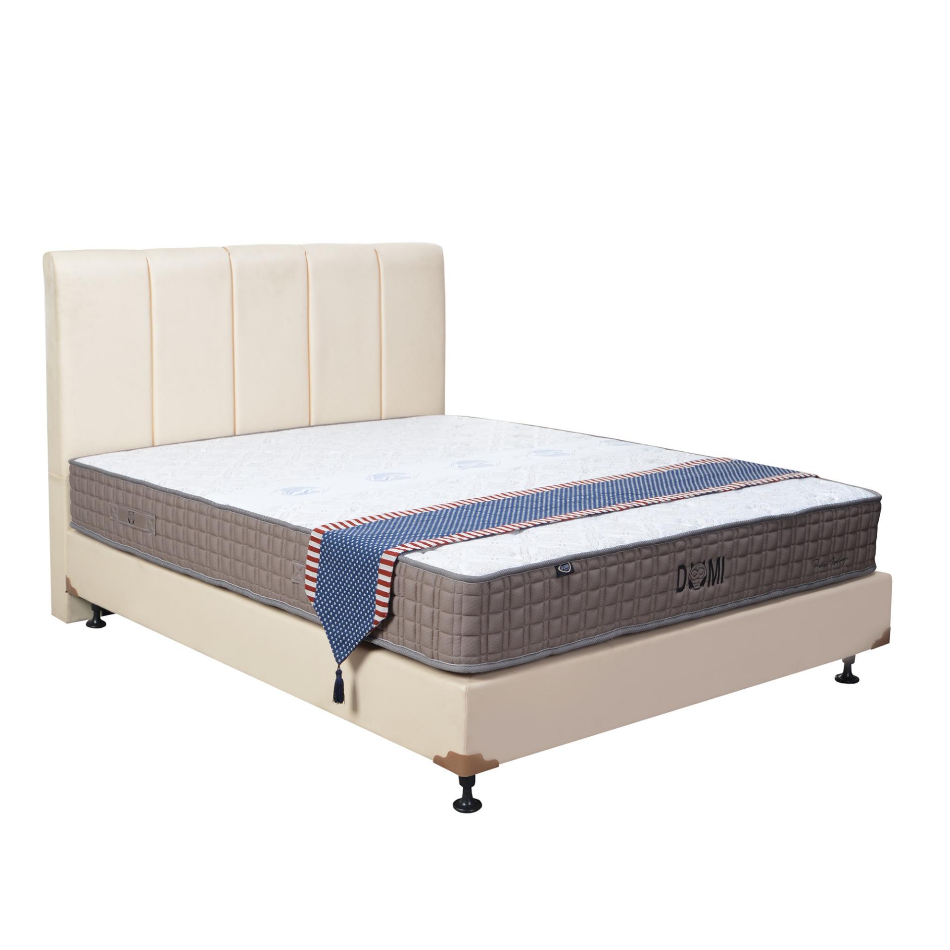 Quantum Springbed Domi Argos (Pocket Spring) Size 100 x 200 HB Vadia Kozo - Full Set - Khusus Jabodetabek