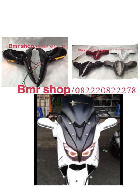 spion lipat+sen led for nmax | ( spion motor variasi kaca honda yamaha beat nmax vario bulat scoopy )