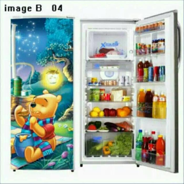 Sticker Kulkas 1 Pintu untuk smua merk ukuran 120 x 60cm