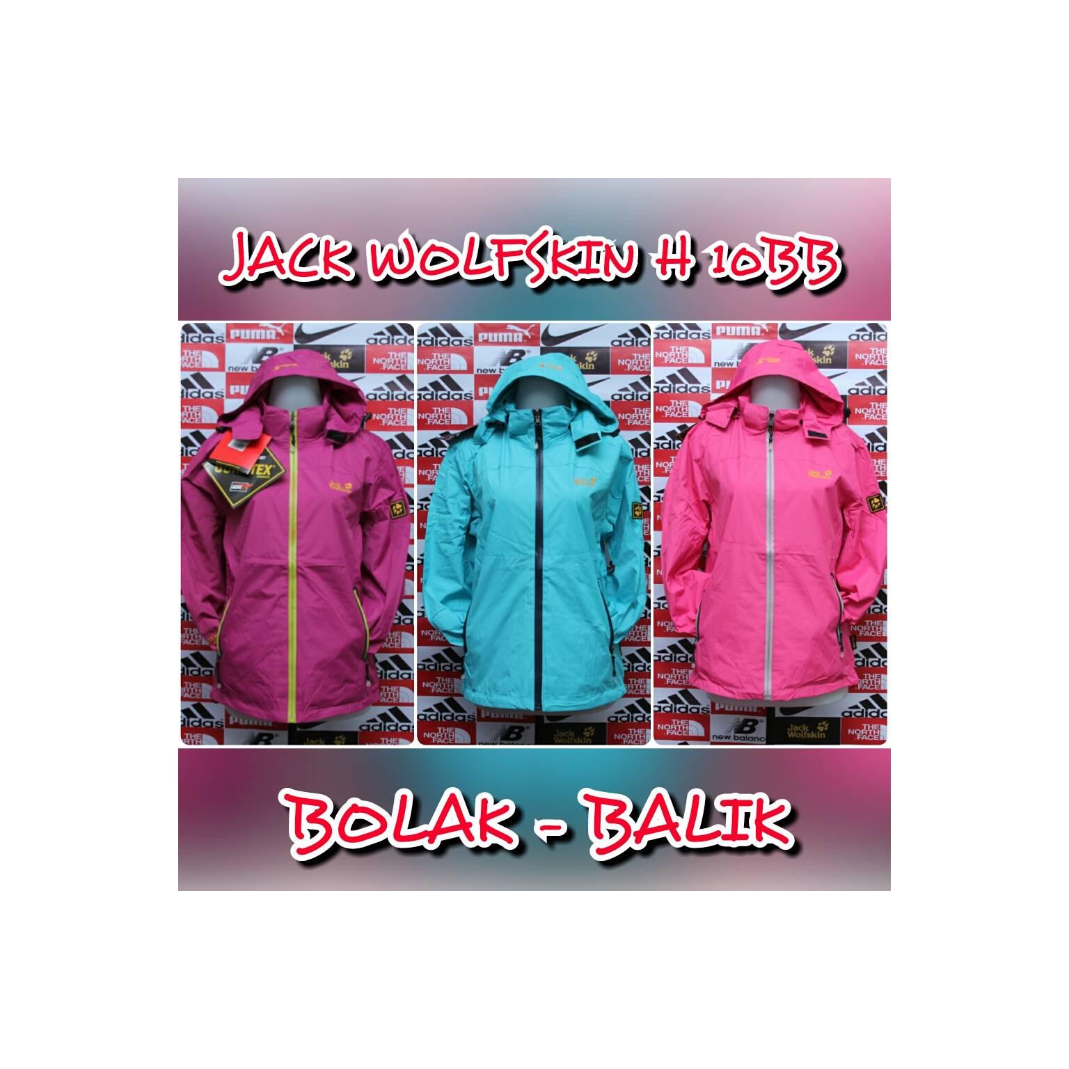 JAKET GUNUNG / OUT DOOR JACK WOLFSKIN H-10 LADIES (BOLAK-BALIK) EIGER