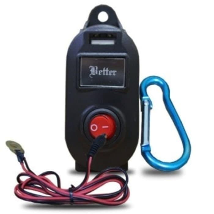 Onlinekeren Charger Hp Arus Aki Motor USB Motor Motorcycle Travel Charge HP - OVAL