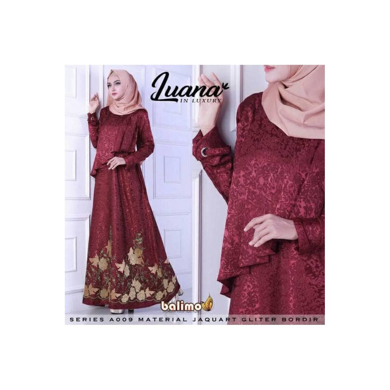 Baju Pesta luxury glamour jacguard glitter bordir