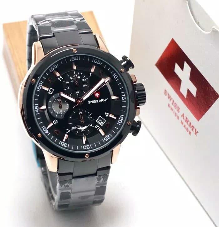 HOT PROMO Jam Tangan Swiss Army Crono Aktif Super Mewah ( Ripcurl Diesel Rolex ) /SALE