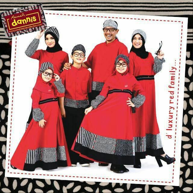 Dannis d'Luxury Red Family Sarimbit DS138 (Koko Anak Sz 2)