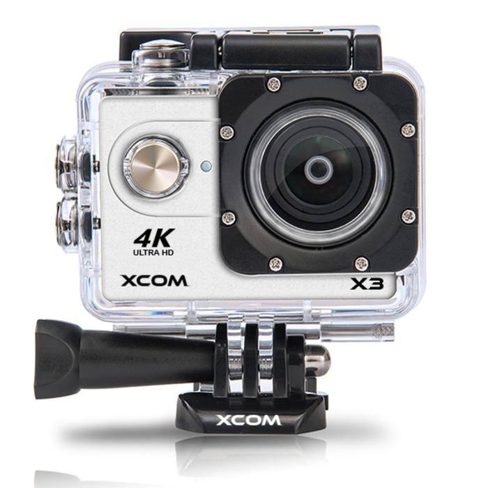 Original Onix XCOM X3 Action Camera 4K HD 16MP SILVER Carton Box + battery 900