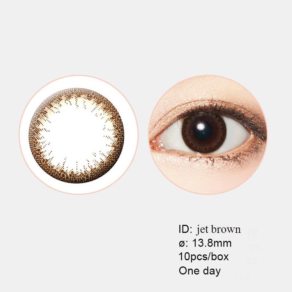 SOFTLENS FRESHLOOK 1 DAY - WARNA JET BROWN (10pcs/box)