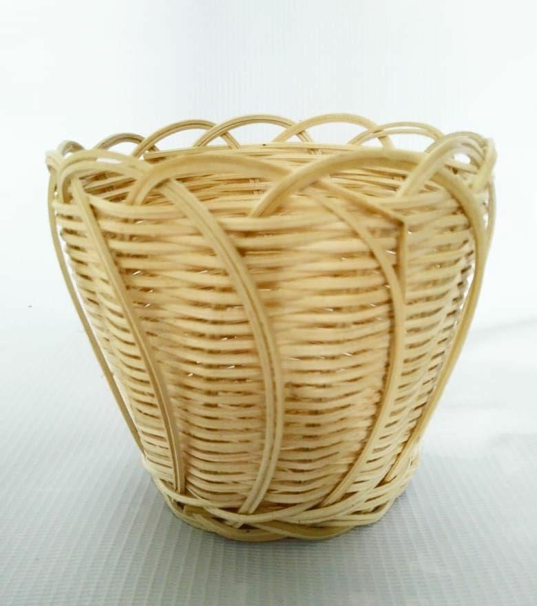 Keranjang rotan mini untuk cover pot