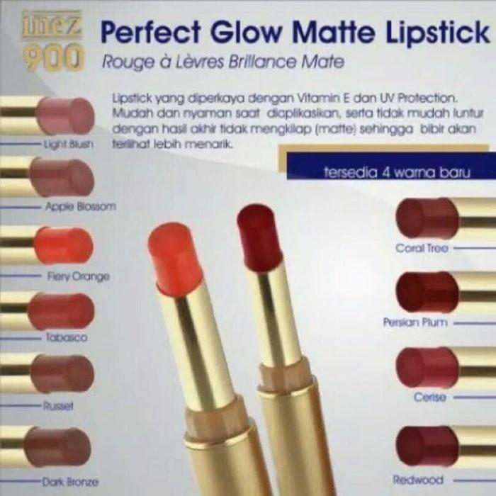 INEZ BEAUTY COSMETIC ORIGINAL - Inez Perfect Glow Matte Lipstick - Lipstik Inez