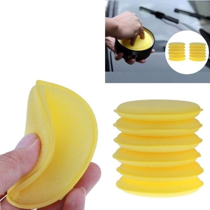 Applicator Pad Flat Busa Poles Model Rata Untuk Waxing Mobil Motor