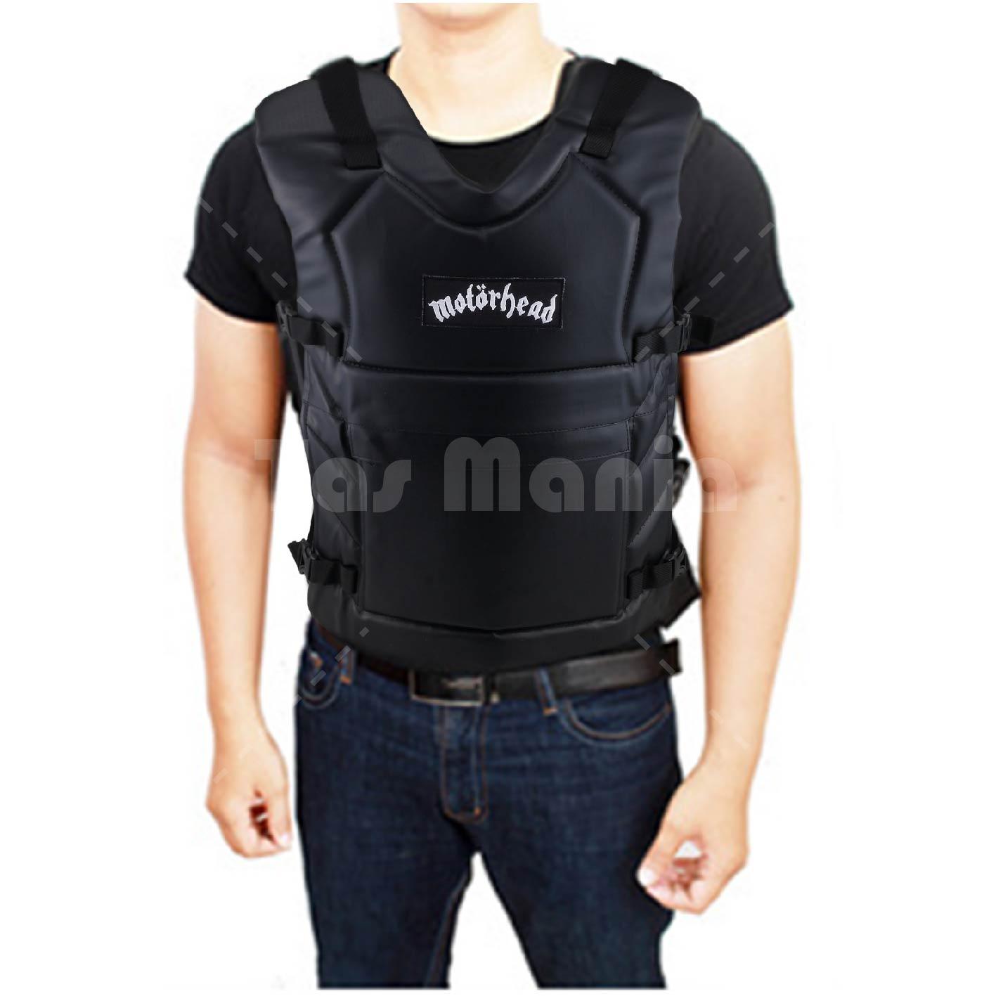 Ormano Rompi Motor Biker Touring Racing Pelindung Dada Body Protector - Black