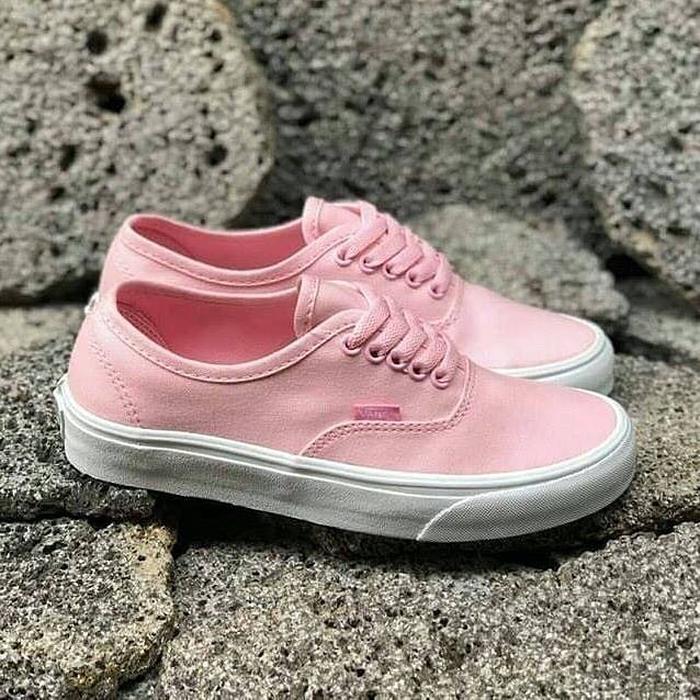 TERLARIS Vans authentic baby pink / Sepatu perempuan / kado perempuan / sneaker PROMO